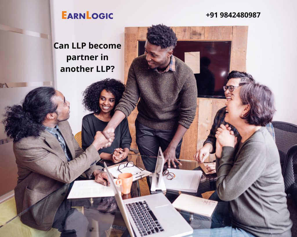 Can LLP become partner in another LLP